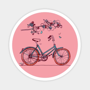 Spring bike Magnet